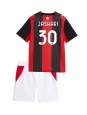 AC Milan Ardon Jashari #30 Replika Hemmakläder Barn 2026-27 Kortärmad (+ byxor)
